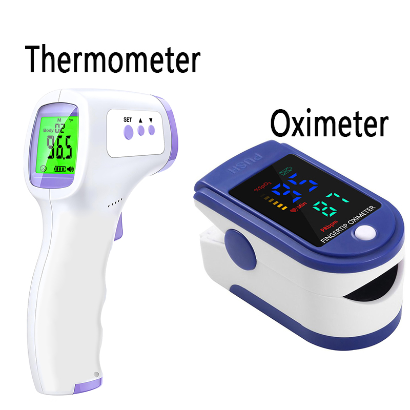 Pulse Oximeter - 디지털 적외선 온도계 이마 체온계 비접촉식