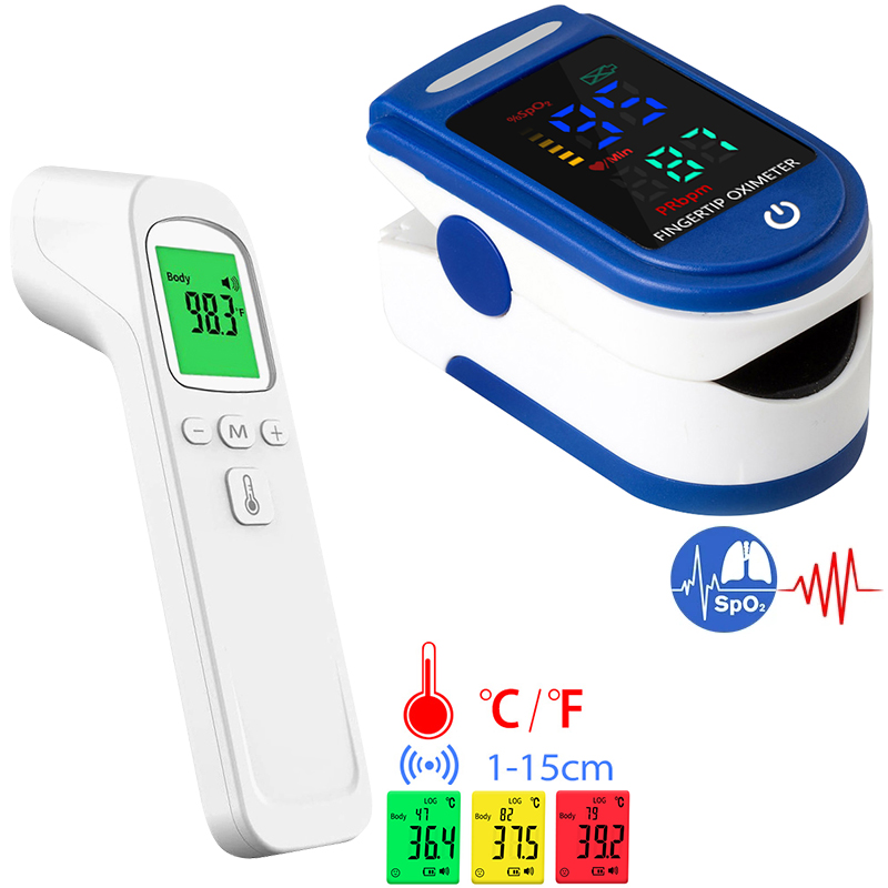 Pulse Oximeter - 가정용 적외선 이마 온도 건, 전자