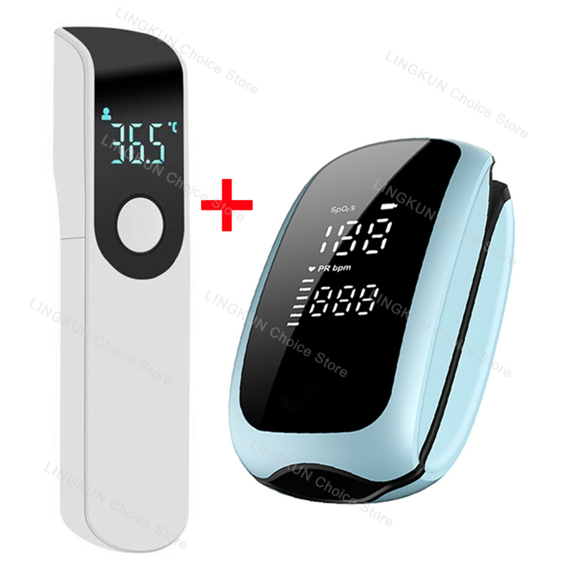 Pulse Oximeter - 충전식 산소 농도계 적외선 발열 온도계