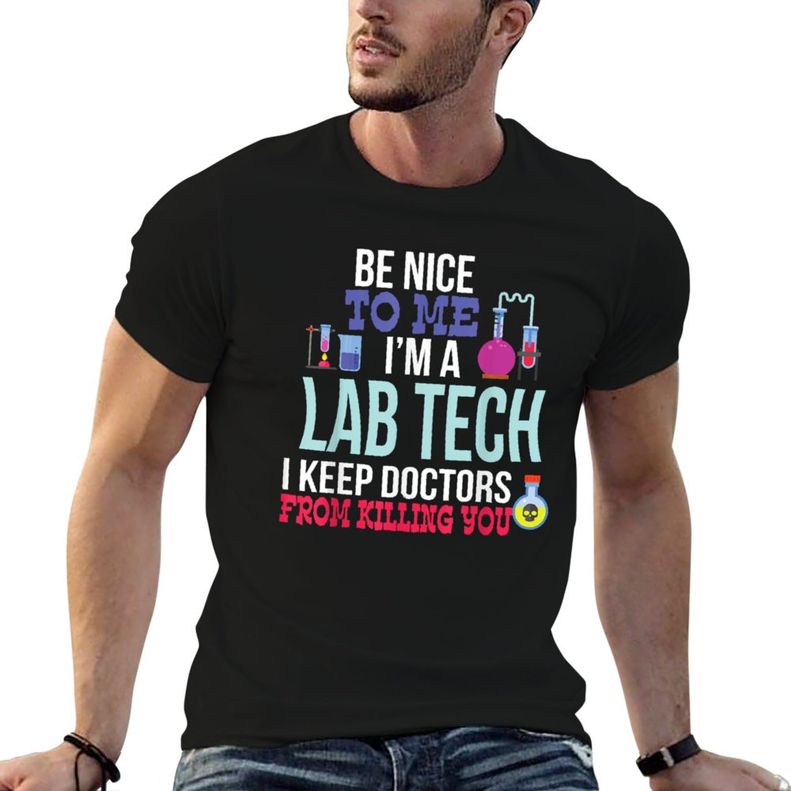 재미있는 의료 실험실 기술자 실험실 기술자 티셔츠 휴일 - Medical Laboratory Technician 리뷰 및 가격