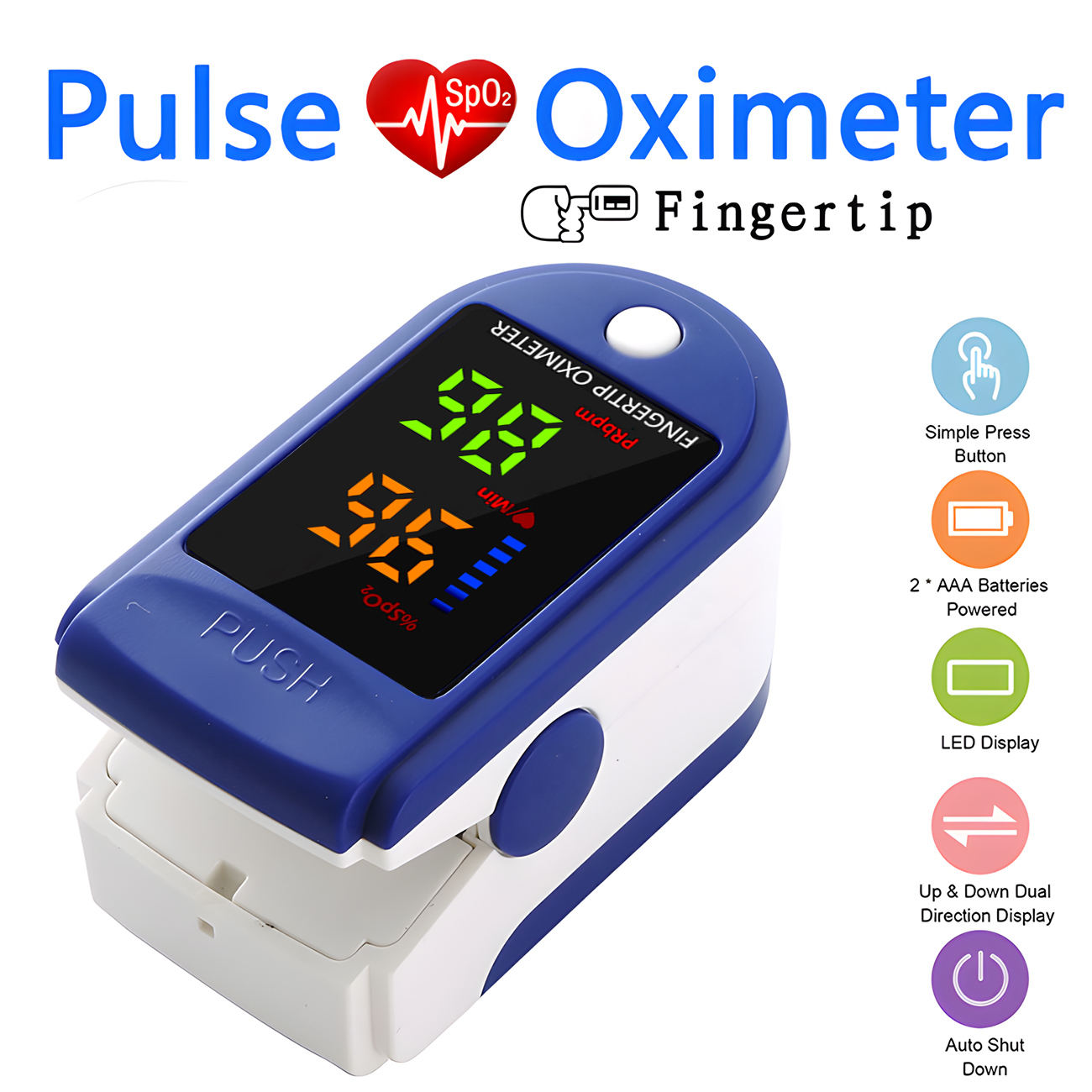 새로운 가정용 적외선 이마 온도계 전자 체온계 정확한  - Pulse Oximeter 리뷰 및 가격