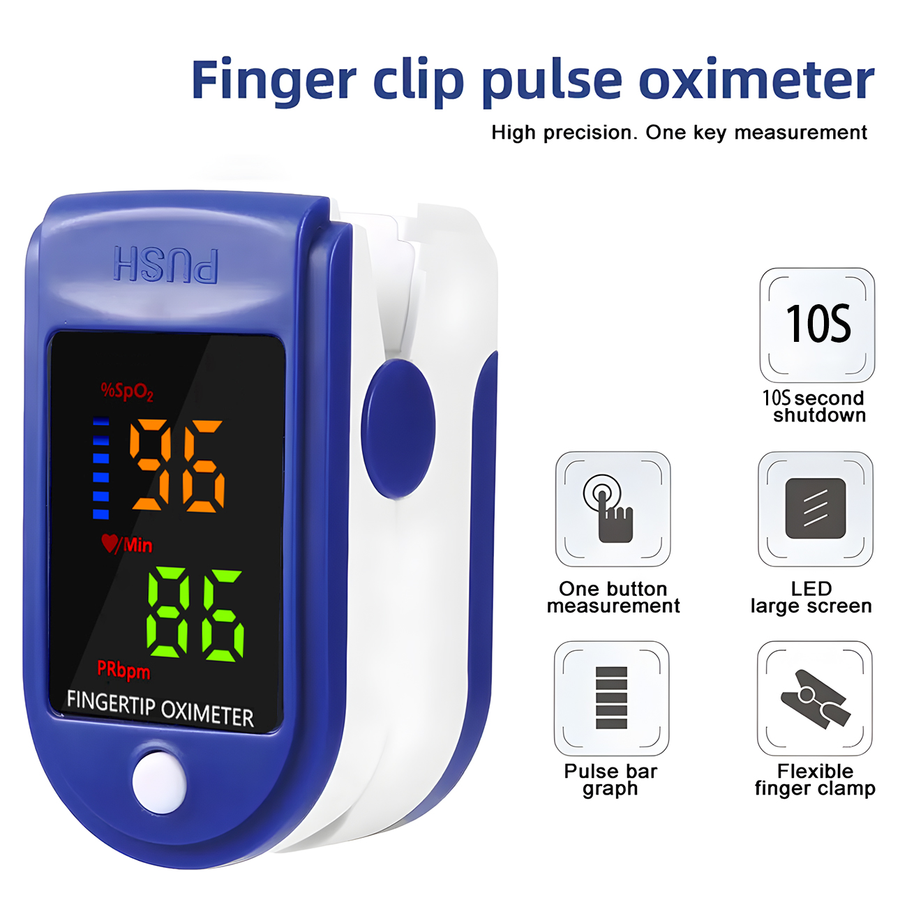 이마 및 체온 감지를 위한 비접촉식 디지털 적외선 온도 - Pulse Oximeter 리뷰 및 가격